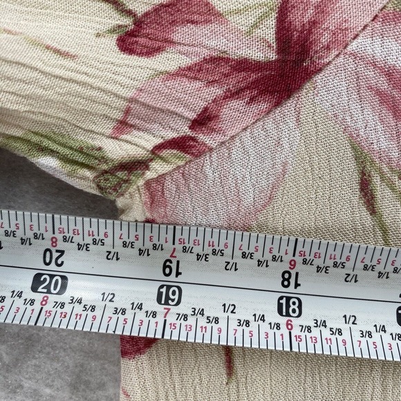 Lara Prairie Dress Women Large Cottegecore Floral Midi Button Rayon Southwestern - Picture 12 of 14